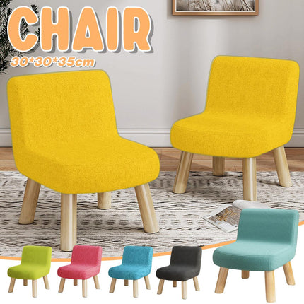 Fabric Ottoman Foot Stool Rest Pouffe Padded Footstool with Wood Storage Seat