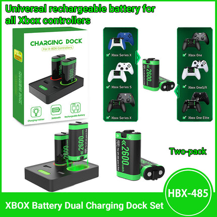 Rechargeable Battery Pack and Charging Dock for Xbox One Series S X Controller