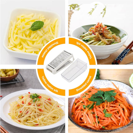 Double Sided Cheese Grater Potato Grinder Kitchen Tool Butter Vegetable Cutter