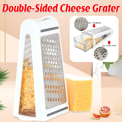 Double Sided Cheese Grater Potato Grinder Kitchen Tool Butter Vegetable Cutter
