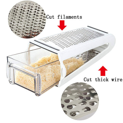 Double Sided Cheese Grater Potato Grinder Kitchen Tool Butter Vegetable Cutter