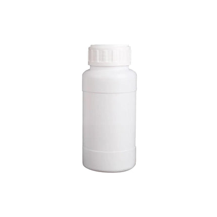 50pcs Chemical Bottle White Plastic Sample Reagent Bottles for Lab Storage