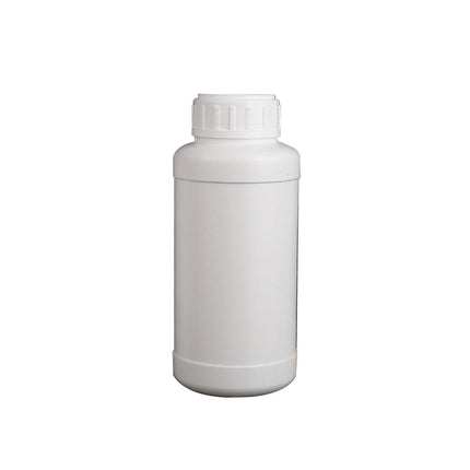 50pcs Chemical Bottle White Plastic Sample Reagent Bottles for Lab Storage