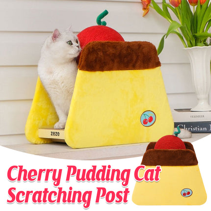 Cherry Pudding Cat Scratching Board 44x39x25.5cm Replaceable Cardboard Insert