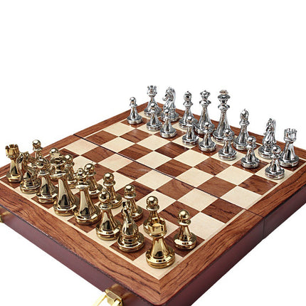 Chess Set Foldable for Adults Kids Travel Home Family Board Game Strategy Toy