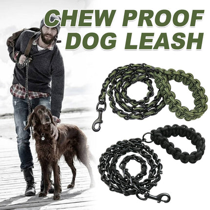 Large Heavy Duty Anti Chew Pet Dog Leash Training Leash 165cm For Large Dogs