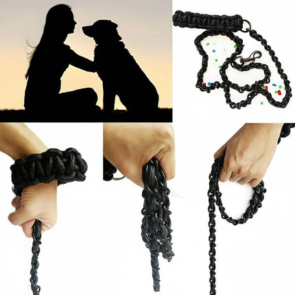 Large Heavy Duty Anti Chew Pet Dog Leash Training Leash 165cm For Large Dogs
