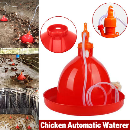 Automatic Water Feeder Bottle for Chicken Duck Goose Poultry Drinking Coop Tool