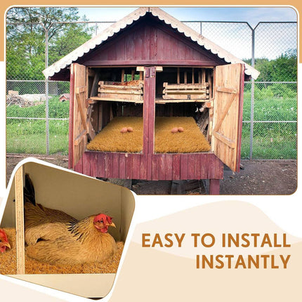 Chicken Nesting Pads Artificial Turf Mats 10 Pack 30cm