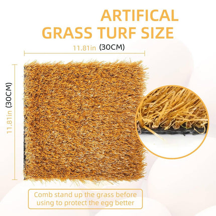 Chicken Nesting Pads Artificial Turf Mats 10 Pack 30cm