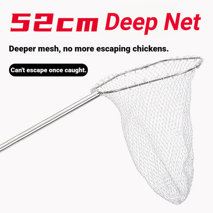 Chicken Catching Net Tool with Telescopic Stainless Steel Handle