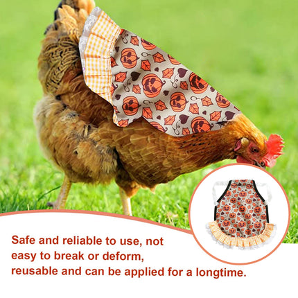 Chicken Saddle Apron Feather Protection Fixer Poultry Accessory Adjustable
