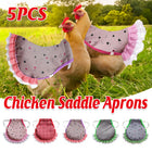 5PCS Pet Feather Protector Hen Apron Poultry Protection Apron for Chickens Birds