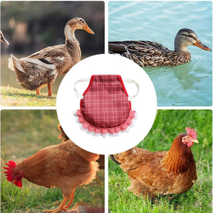5PCS Pet Feather Protector Hen Apron Poultry Protection Apron for Chickens Birds