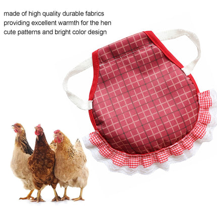 5PCS Pet Feather Protector Hen Apron Poultry Protection Apron for Chickens Birds