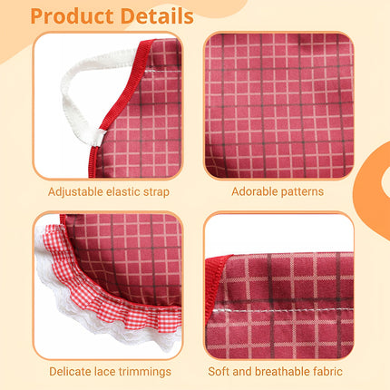 5PCS Pet Feather Protector Hen Apron Poultry Protection Apron for Chickens Birds