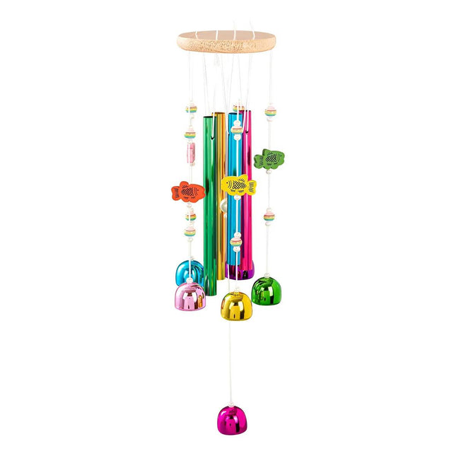 Colourful Chicken Wind Chime Enrichment Toy with Bells