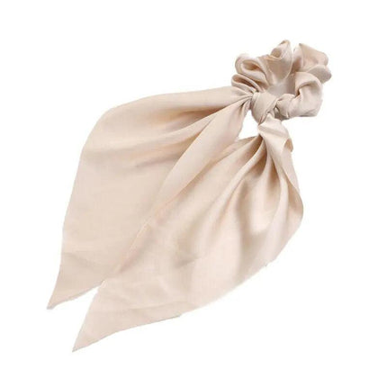 Chiffon Ponytail Scarf Bow Elastic Hair Rope Tie Scrunchies Ribbon Hairtie Bands - Aimall