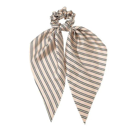 Chiffon Ponytail Scarf Bow Elastic Hair Rope Tie Scrunchies Ribbon Hairtie Bands - Aimall