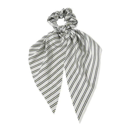 Chiffon Ponytail Scarf Bow Elastic Hair Rope Tie Scrunchies Ribbon Hairtie Bands - Aimall