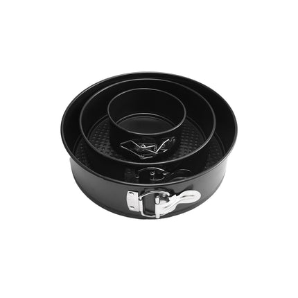 3PCS Removable Bottom Springform Baking Pan Set for DIY Dessert Makin 4/7/9Inch