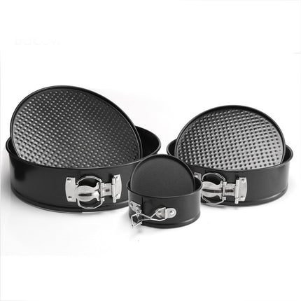 3PCS Removable Bottom Springform Baking Pan Set for DIY Dessert Makin 4/7/9Inch