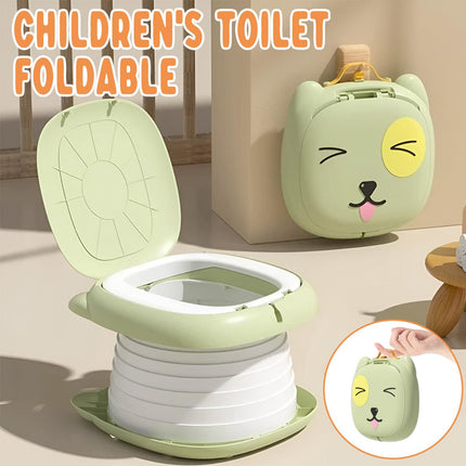 Childrens Portable Folding Toilet Travel Potty Seat for Outdoor and Indoor Use