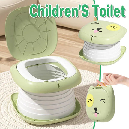 Childrens Portable Folding Toilet Travel Potty Seat for Outdoor and Indoor Use