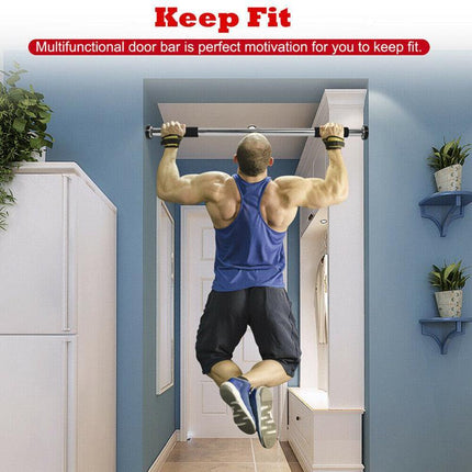 Door Chin Up Bar Portable Pull Up Doorway Home Gym Workout Fitness Abs Exercise - Aimall