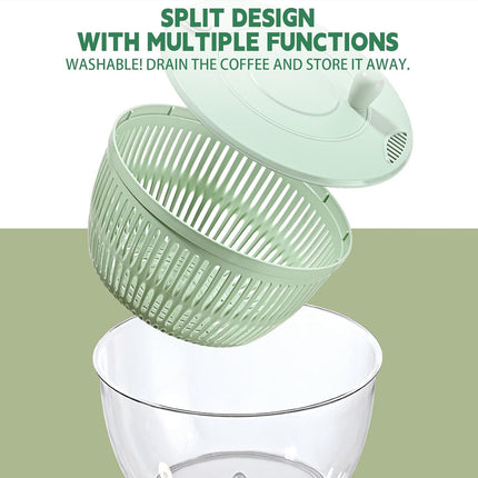 Multi-Function Home Vegetable Fruit Dehydrator Slicer Shredder Salad Spinner