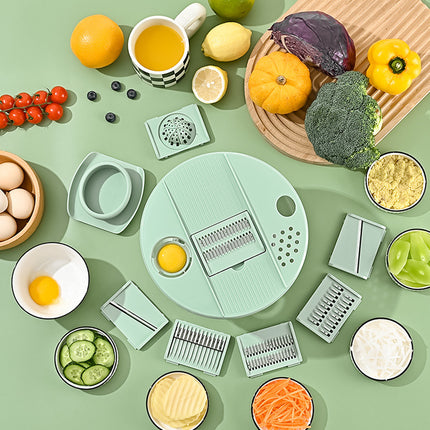 Multi-Function Home Vegetable Fruit Dehydrator Slicer Shredder Salad Spinner