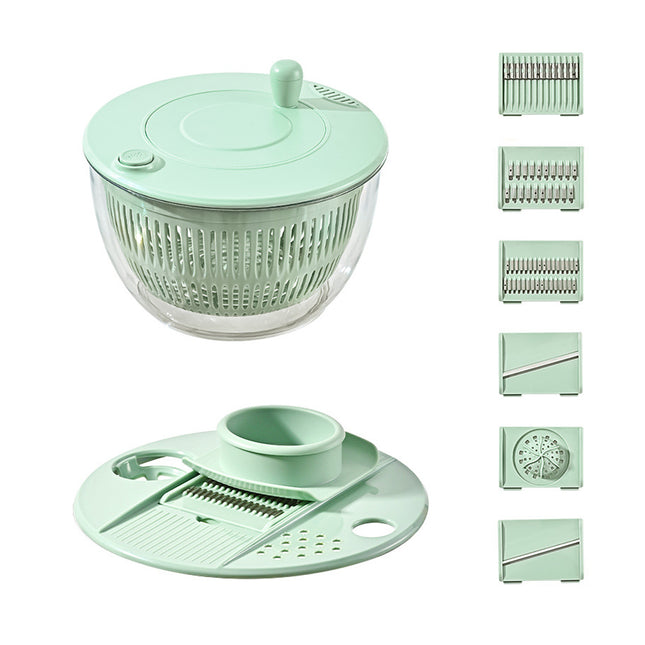 Multi-Function Home Vegetable Fruit Dehydrator Slicer Shredder Salad Spinner