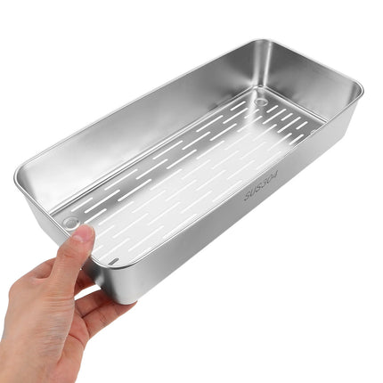 304 Stainless Steel Chopstick Baskets with Lids 2 Pack