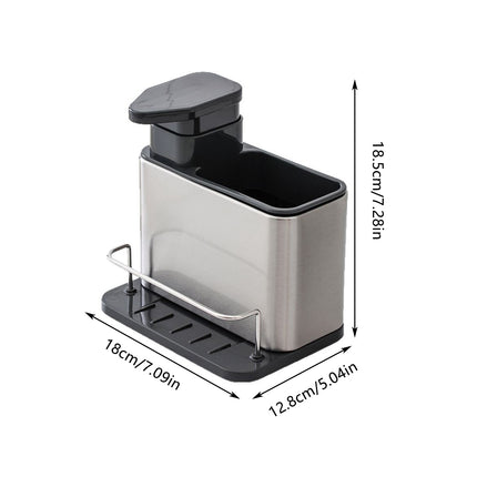 Stainless Steel Multi Function Chopstick Holder Kitchen Utensil Organizer Rack