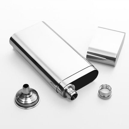Portable Stainless Steel Cigar Case 2Style Travel Humidor Outdoor Storage Case