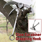 Outdoor Folding Grappling Hook Stainless Steel Claw Tool for Camping and Hiking