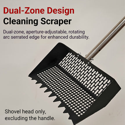 Chicken Coop Cleaning Shovel Head Metal Litter Scoop Sifter Garden Tool