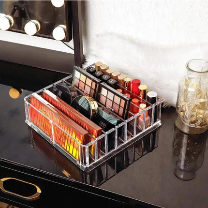 Clear Acrylic Cosmetic Makeup Organiser Lipstick Organizer Box Jewellery Storage - Aimall