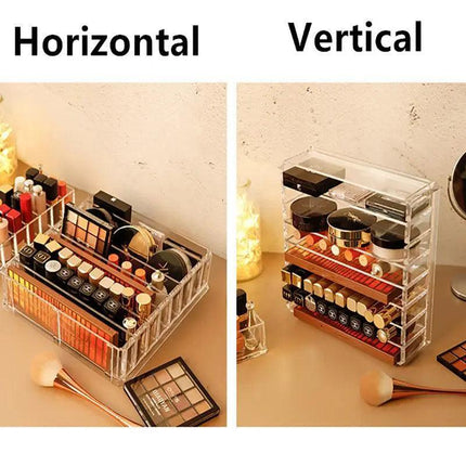 Clear Acrylic Cosmetic Makeup Organiser Lipstick Organizer Box Jewellery Storage - Aimall