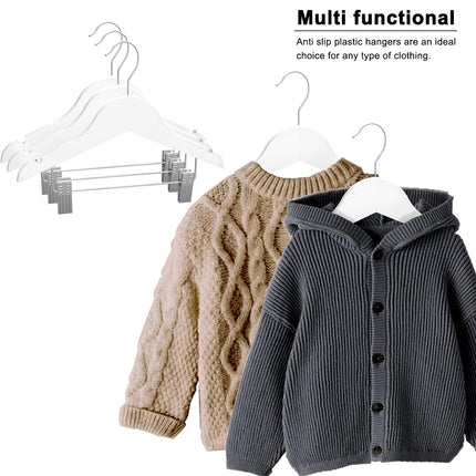 10PCS Quality Hanger Seamless Non-slip Clothes Bracing Storage Skirt Hangers