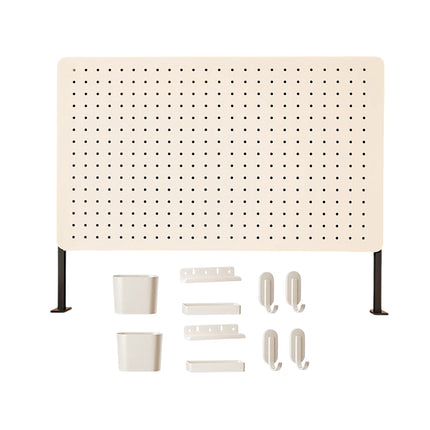 Desktop Pegboard Storage Shelf Wall Display Rack Organizer For Home Office Use