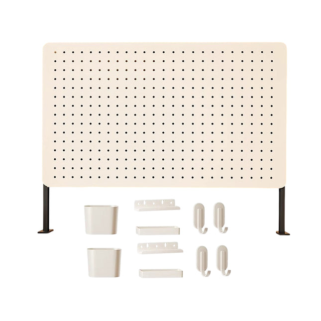 Desktop Pegboard Storage Shelf Wall Display Rack Organizer For Home Office Use