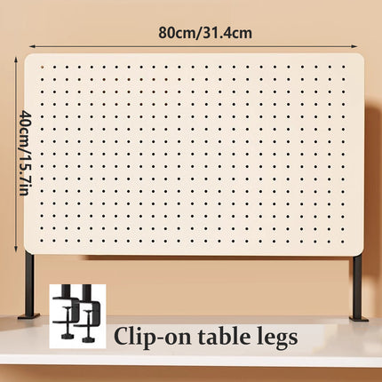 Desktop Pegboard Storage Shelf Wall Display Rack Organizer For Home Office Use
