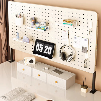 Desktop Pegboard Storage Shelf Wall Display Rack Organizer For Home Office Use