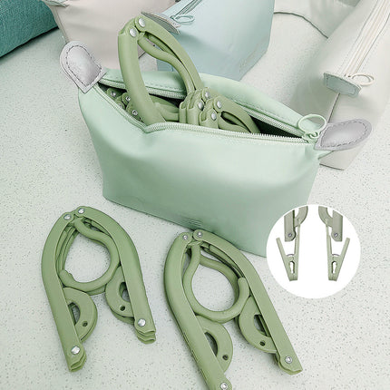 15PCS Portable Folding Travel Clothes Hanger Durable for Suit Jacket Blouse Use