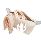 15PCS Portable Folding Travel Clothes Hanger Durable for Suit Jacket Blouse Use