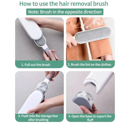 Pet Hair Remover Brush Reusable Static Lint Cleaner Clothes Carpet Sofa Bedding