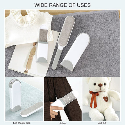 Pet Hair Remover Brush Reusable Static Lint Cleaner Clothes Carpet Sofa Bedding