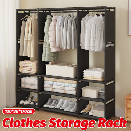 Home Simple Freestanding Multi-Functional Coat Rack Easy Assembly Durable