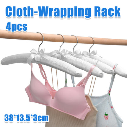 4pcs Fabric Clothes Rack Hanger Drying Rack for Home Laundry Garment Indoor